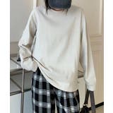 ライトベージュ | 【DECADE CLASSIC】シンプルフィットトップス ロンT Tシャツ | DECADECLASSIC