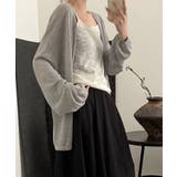 グレー | シンプルUVカットカーディガン | aimoha