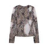 【HOOK】for girls レオパードハートカットトップス | HOOK | 詳細画像1