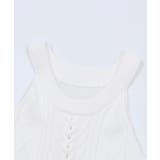 【HOOK】for girls 編み上げニットタンクトップ | HOOK | 詳細画像7 