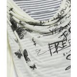 レイヤード風グラフィックロングTシャツ | HOOK | 詳細画像9 