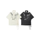 スカーフ付きチェーンプリントTシャツ | HOOK | 詳細画像1 