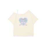 レースリボンハートTシャツ | HOOK | 詳細画像3 