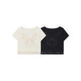 バタフライレースショートTシャツ | HOOK | 詳細画像1 