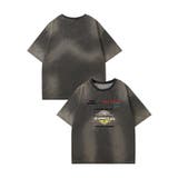 ブラック | ヴィンテージウォッシュロゴTシャツ | HOOK