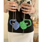 ミニかぎ編みハンドバッグ ネックレス ショルダーバッグ | HOOK | 詳細画像8 