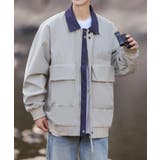 配色ワークジャケット | aimoha men | 詳細画像5