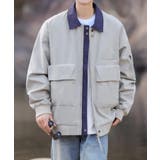 配色ワークジャケット | aimoha men | 詳細画像8