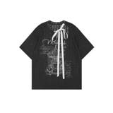 【HOOK】for girls リボン付きゴシックTシャツ | HOOK | 詳細画像3 