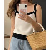 【Jasmine】バイカラーニットキャミソール Jasmine Grandifl… | aimoha  | 詳細画像3 