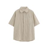 ストライプオープンカラーシャツ | aimoha men | 詳細画像4