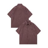 オレンジ | レトロパターンオープンカラーシャツ | aimoha men