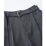 共布ベルト付きタックショートスラックスパンツ | aimoha men | 詳細画像12 