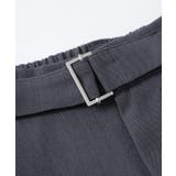 共布ベルト付きタックショートスラックスパンツ | aimoha men | 詳細画像13 