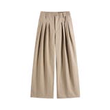 ベージュ | タックワイドパンツ | aimoha men