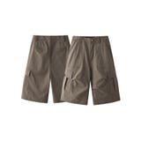 ベージュ | ルーズフィットカーゴハーフパンツ | HOOK