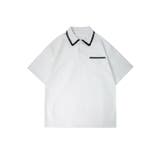 ステッチデザインポロシャツ | aimoha men | 詳細画像2 