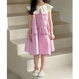 ピンク | 【aimoha-KIDS-】ノースリーブワンピース | aimoha kids