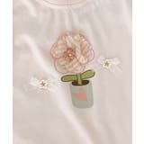 【aimoha-KIDS-】キッズ フラワー刺繍Tシャツ | aimoha kids | 詳細画像4