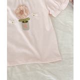 【aimoha-KIDS-】キッズ フラワー刺繍Tシャツ | aimoha kids | 詳細画像5
