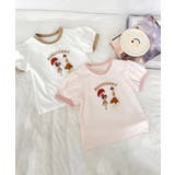 【aimoha-KIDS-】キッズ きのこプリントTシャツ | aimoha kids | 詳細画像1