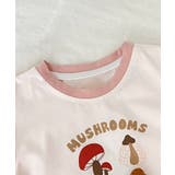 【aimoha-KIDS-】キッズ きのこプリントTシャツ | aimoha kids | 詳細画像4