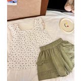 【aimoha-KIDS-】キッズ 小花柄プリントセットアップ | aimoha kids | 詳細画像1