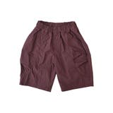 パープル | 【aimoha-KIDS-】リラックスカーゴショートパンツ | aimoha kids