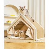 2WAY 爪研ぎ付き ペットハウス ネコ 猫 | aimoha | 詳細画像7