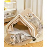 2WAY 爪研ぎ付き ペットハウス ネコ 猫 | aimoha | 詳細画像8