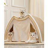 2WAY 爪研ぎ付き ペットハウス 猫 ネコ | aimoha | 詳細画像6
