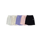 【aimoha-KIDS-】シンプルロゴ入りコットンショートパンツ | aimoha kids | 詳細画像1