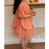 チュール切り替えワンピース | aimoha kids | 詳細画像1