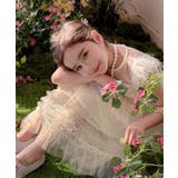フラッタースリーブレースチュールワンピース | aimoha kids | 詳細画像7