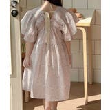 フラワープリントフレアワンピース | aimoha kids | 詳細画像2 