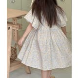 フラワープリントフレアワンピース | aimoha kids | 詳細画像7 