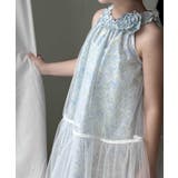フラワープリントチュールドレス | aimoha kids | 詳細画像10