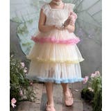 レインボーフリルチュールワンピース | aimoha kids | 詳細画像7