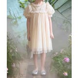 パフスリーブチュールワンピース | aimoha kids | 詳細画像6