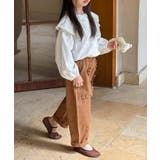 【aimoha-KIDS-】フリルビッグカラーブラウス | aimoha kids | 詳細画像2