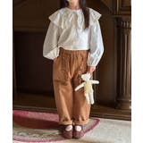 【aimoha-KIDS-】フリルビッグカラーブラウス | aimoha kids | 詳細画像4