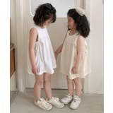 【aimoha-KIDS-】サイドリボンフリルワンピース | aimoha kids | 詳細画像9 