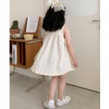 【aimoha-KIDS-】サイドリボンフリルワンピース | aimoha kids | 詳細画像3 