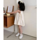 【aimoha-KIDS-】サイドリボンフリルワンピース | aimoha kids | 詳細画像5 