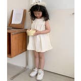【aimoha-KIDS-】サイドリボンフリルワンピース | aimoha kids | 詳細画像6 