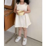 【aimoha-KIDS-】サイドリボンフリルワンピース | aimoha kids | 詳細画像7 
