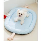 ブルー | クリクリした目付き 涼しいペットマット 犬 猫 ネコ | aimoha