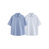 ストライプカラーシャツ | aimoha men | 詳細画像1