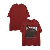 レッド2 | レタープリントTシャツ | HOOK
