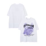 ホワイト2 | レタープリントTシャツ | HOOK